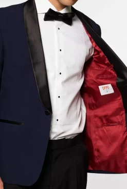 OppoSuits Midnight Blue^Men Christmas Tuxedos