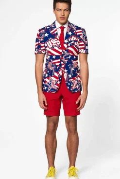 OppoSuits Mighty 'Murica^Men Wedding Suits