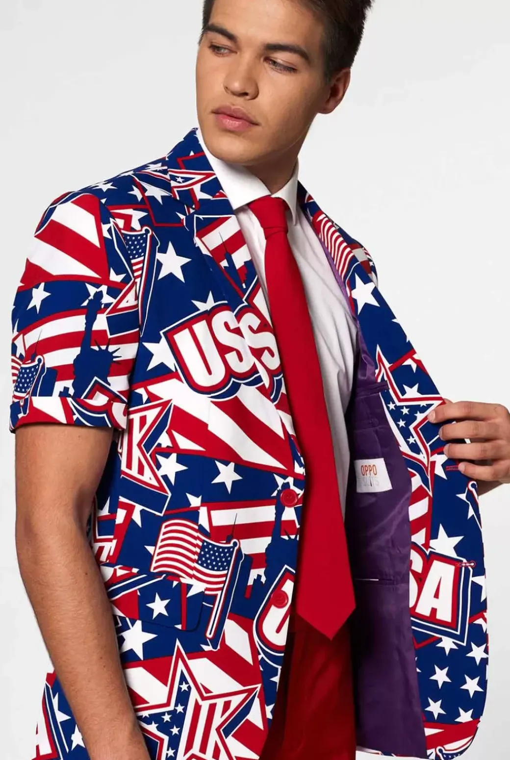 OppoSuits Mighty 'Murica^Men Wedding Suits