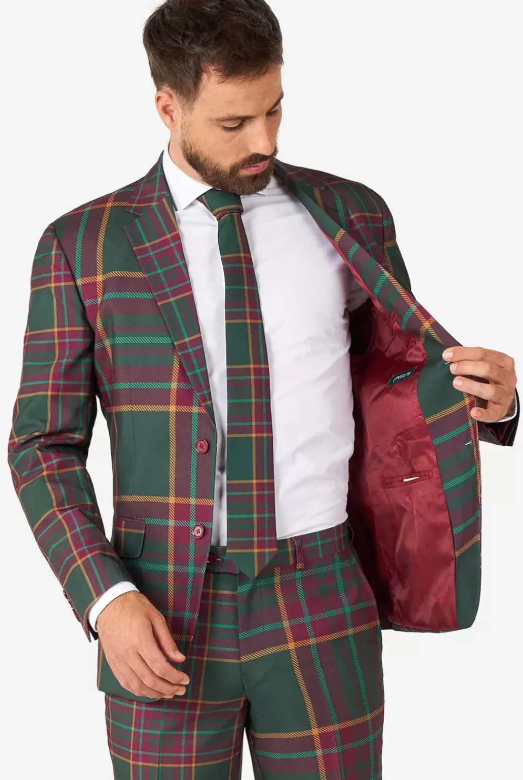 OppoSuits Mixed Mesh^Men Christmas Suits