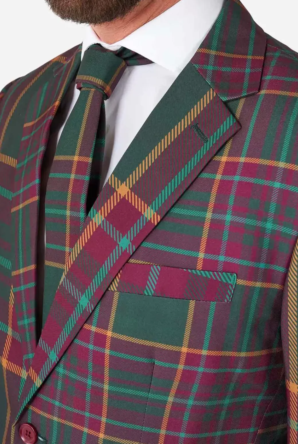 OppoSuits Mixed Mesh^Men Christmas Suits