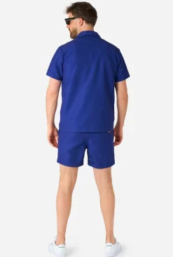 OppoSuits Navy Royale^Men Solid Colored Summer Sets