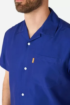 OppoSuits Navy Royale^Men Solid Colored Summer Sets