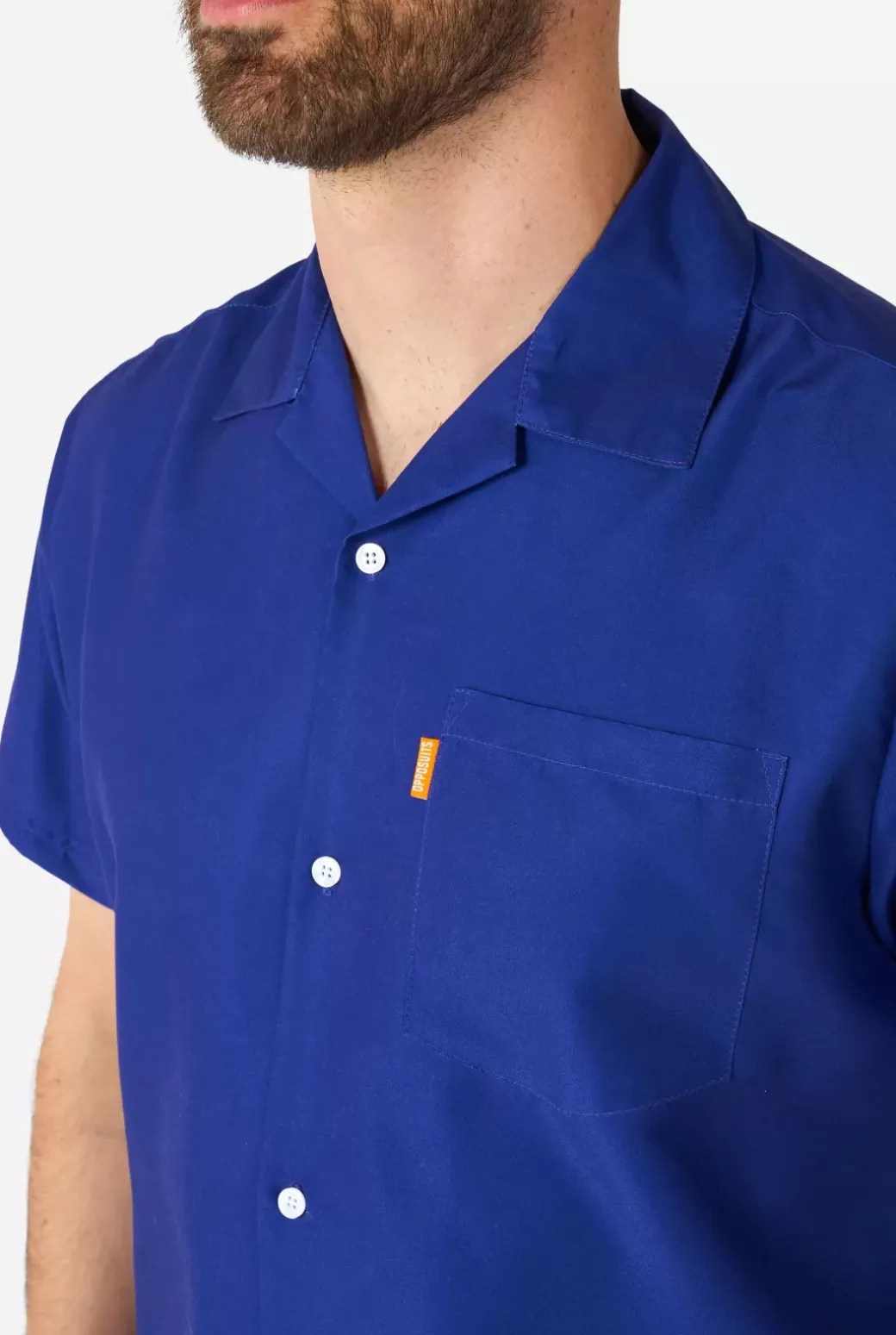 OppoSuits Navy Royale^Men Solid Colored Summer Sets