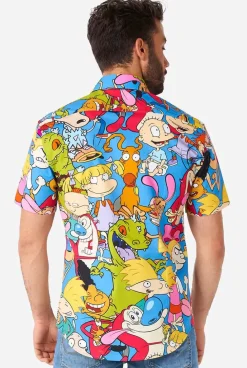 OppoSuits Nickelodeon™ Cartoons^Men Casual Shirts
