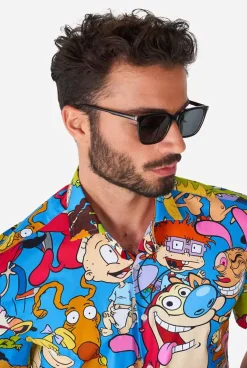 OppoSuits Nickelodeon™ Cartoons^Men Casual Shirts