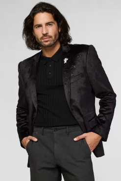 OppoSuits Outer Space - Constellations - Black^Men Deluxe Blazers
