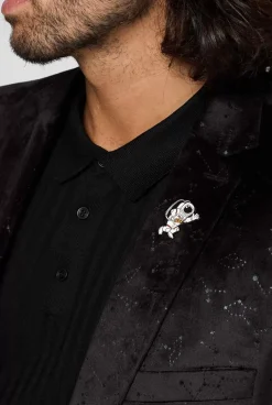 OppoSuits Outer Space - Constellations - Black^Men Deluxe Blazers