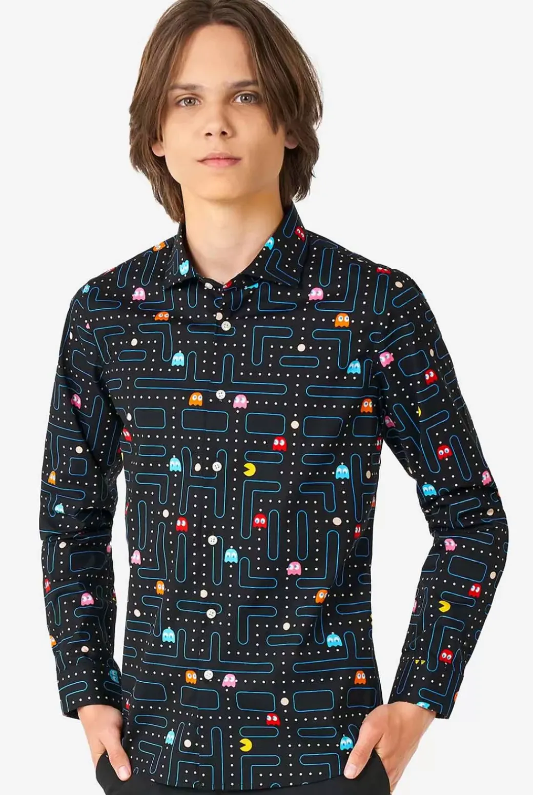 OppoSuits Pac-Man™^Teen Boys Casual Shirts