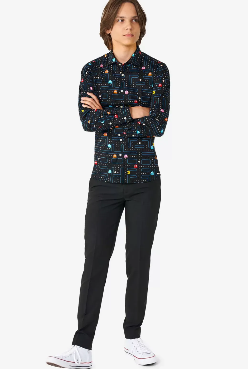 OppoSuits Pac-Man™^Teen Boys Casual Shirts