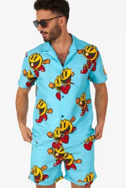 OppoSuits Pac-Man™ Waka-Waka^Men Printed Summer Sets