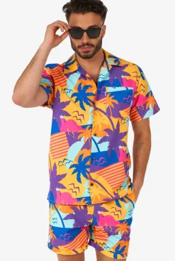 OppoSuits Palm Power^Men Printed Summer Sets