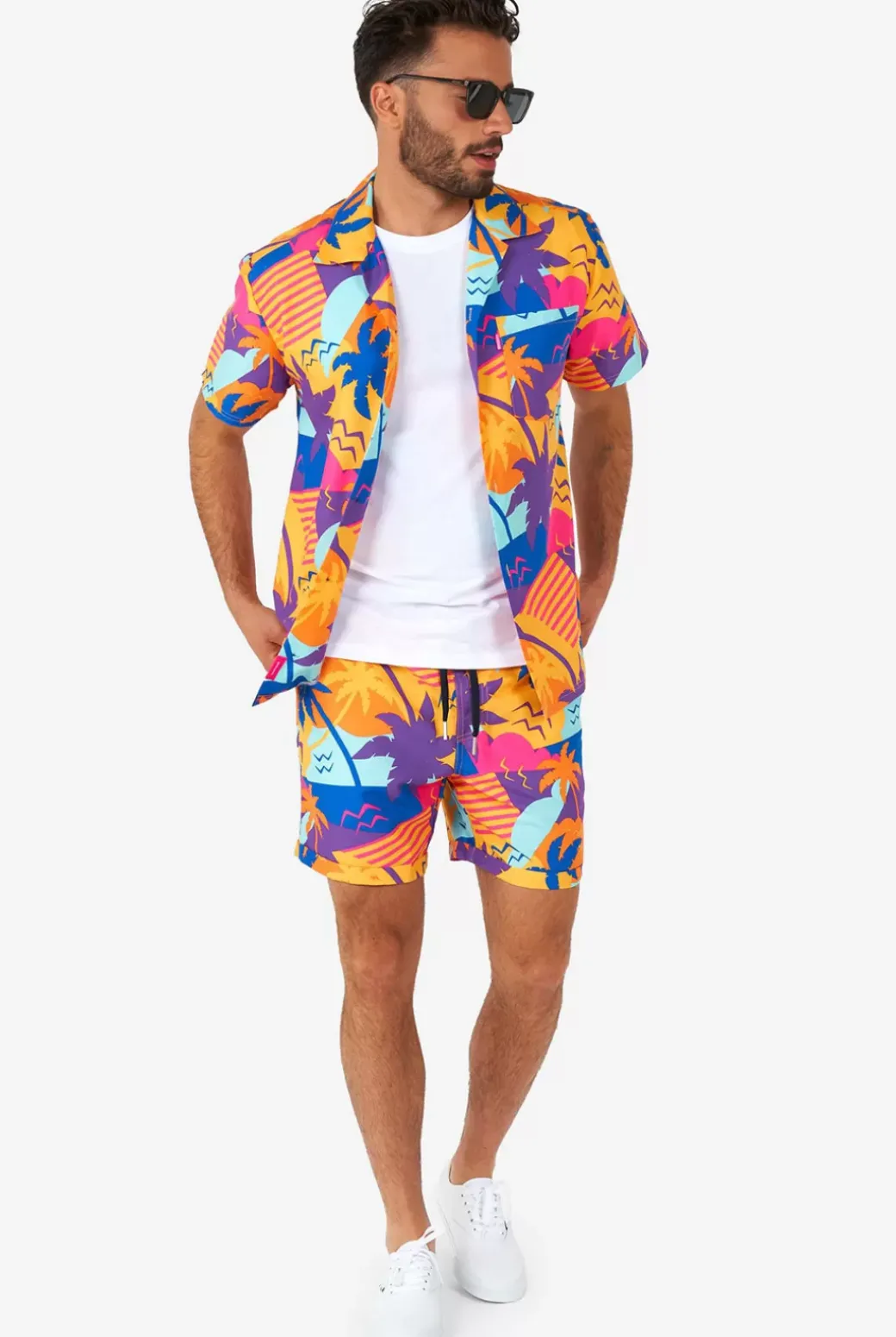 OppoSuits Palm Power^Men Printed Summer Sets