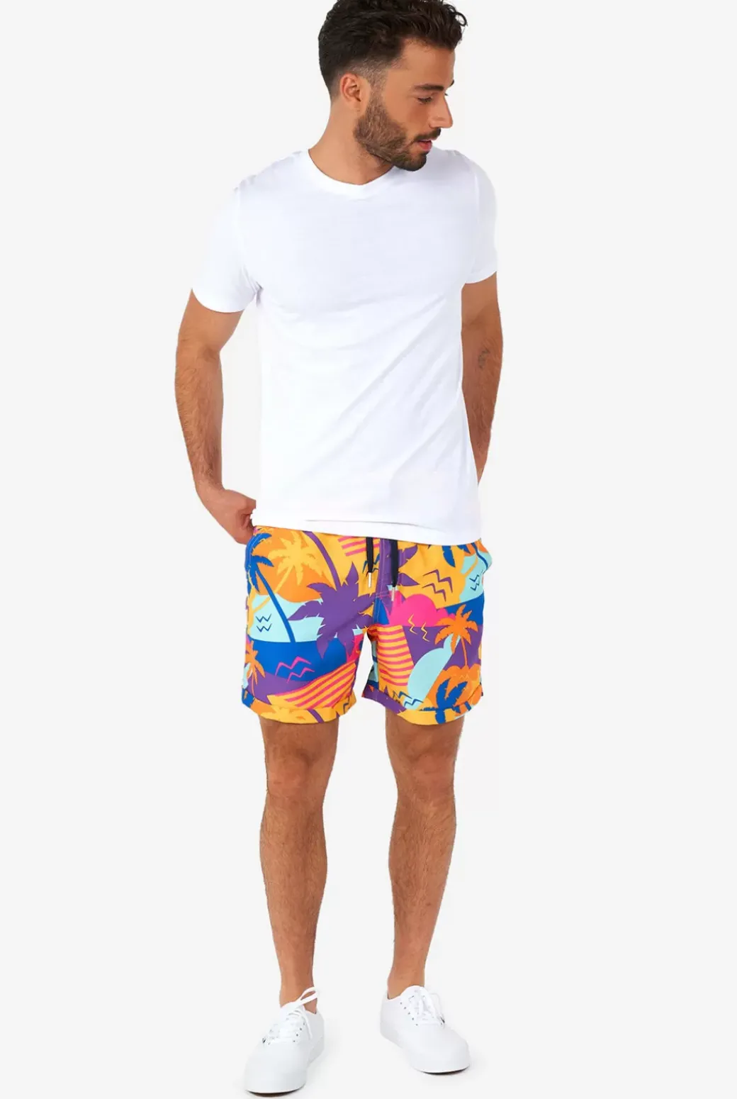 OppoSuits Palm Power^Men Printed Summer Sets