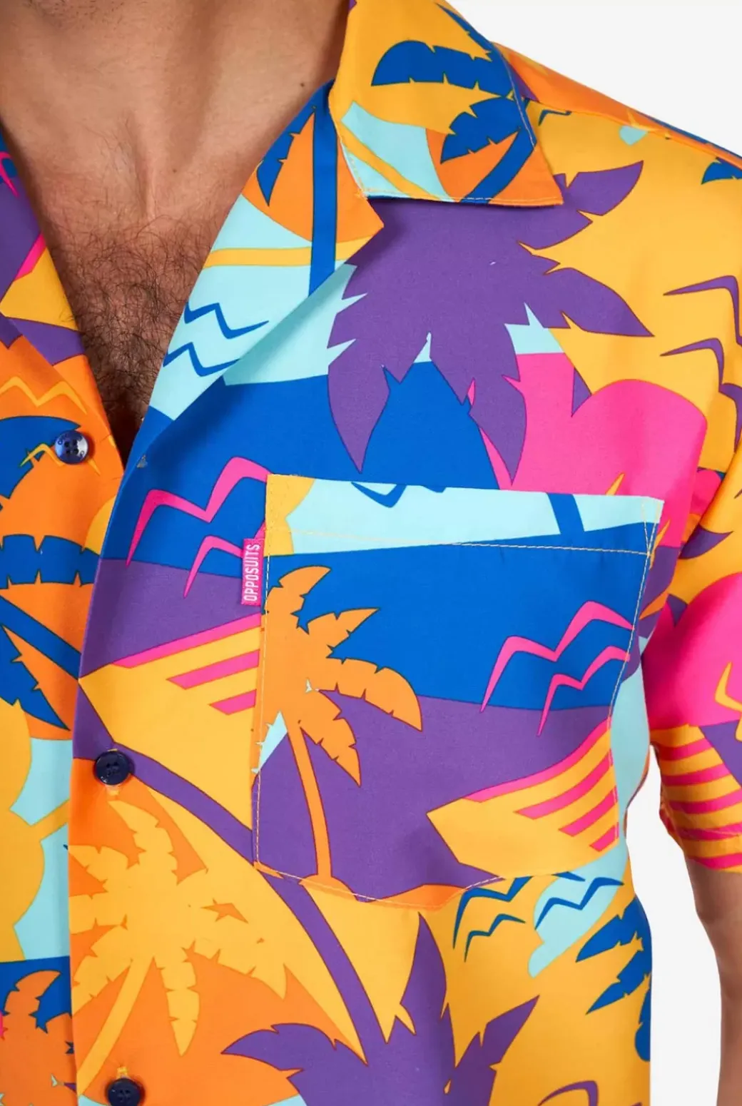 OppoSuits Palm Power^Men Printed Summer Sets