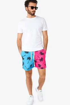OppoSuits Parallel Palm^Men Printed Summer Sets