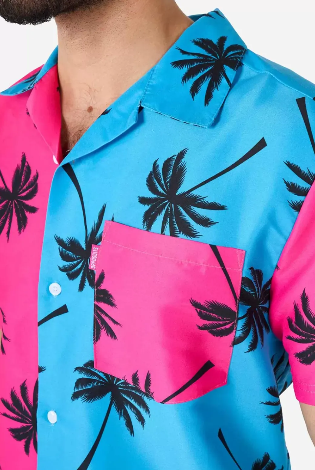 OppoSuits Parallel Palm^Men Printed Summer Sets