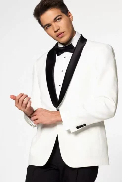 OppoSuits Pearly White^Men Christmas Tuxedos
