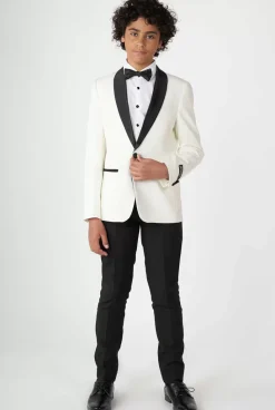OppoSuits Pearly White^Teen Boys Tuxedos