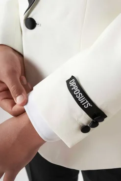 OppoSuits Pearly White^Teen Boys Tuxedos