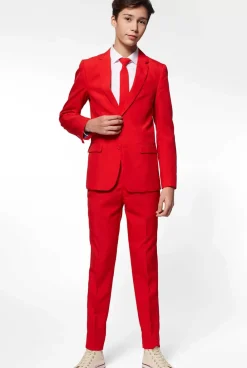 OppoSuits Red Devil^Teen Boys Prom Suits