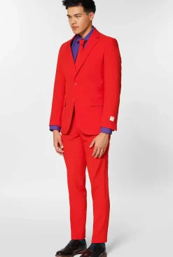 OppoSuits Red Devil^Men Prom Suits