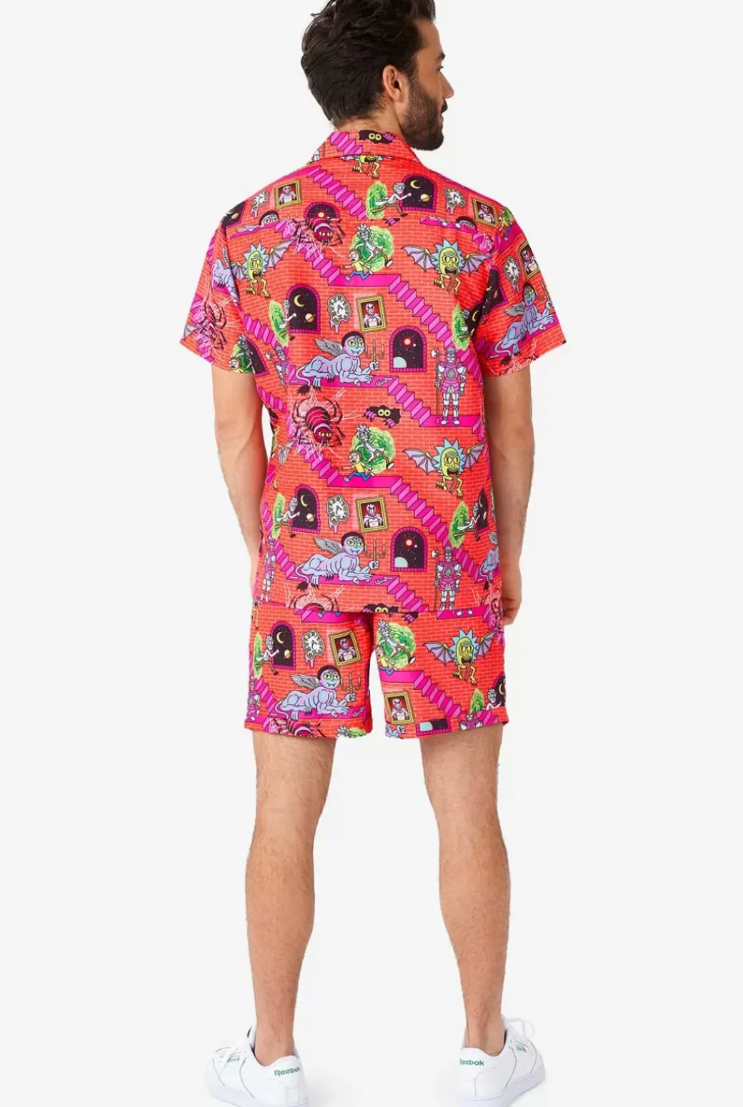 OppoSuits Rick & Morty™ Surreal^Men Printed Summer Sets