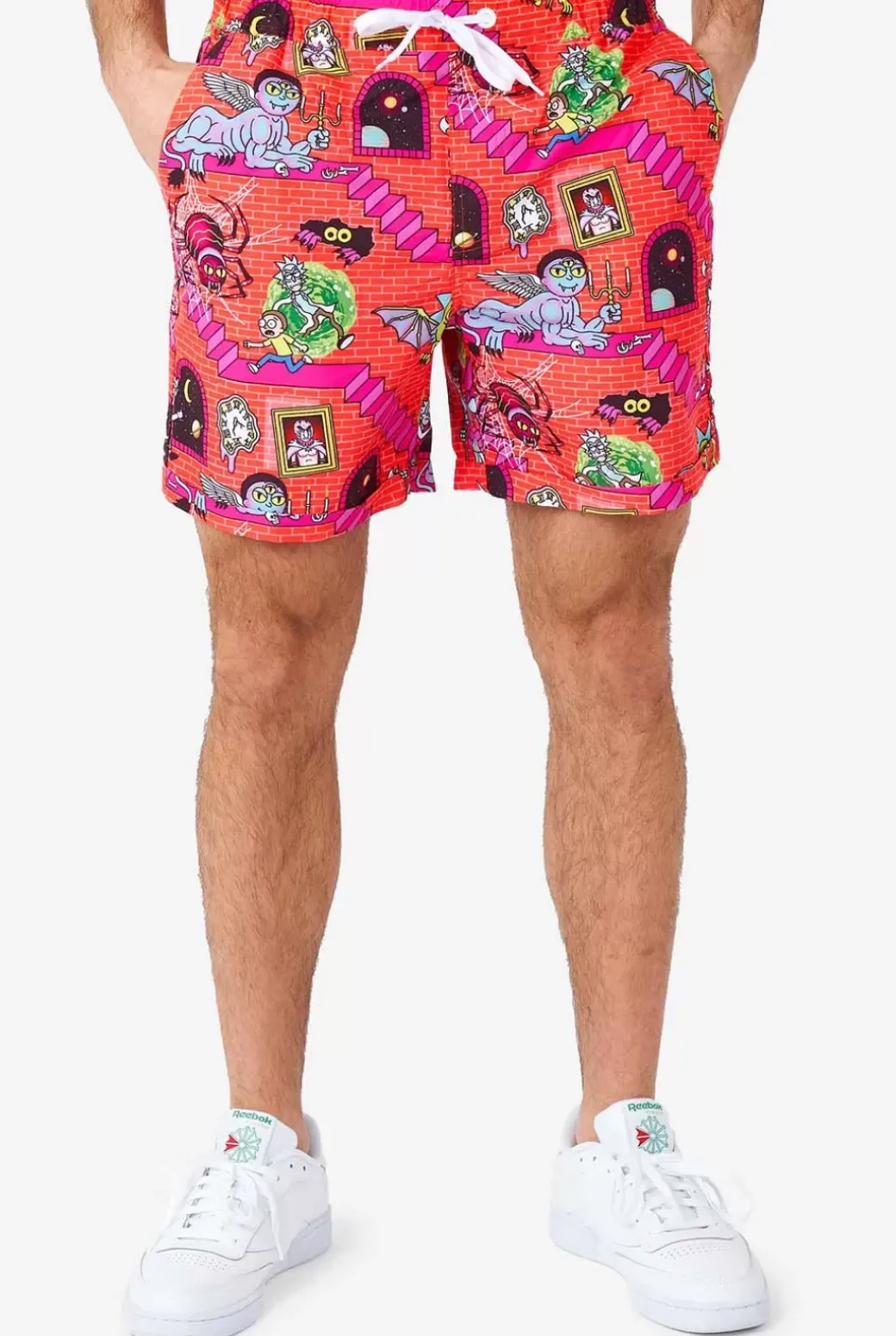 OppoSuits Rick & Morty™ Surreal^Men Printed Summer Sets