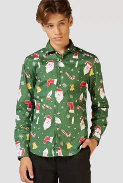 OppoSuits Santaboss^Teen Boys Christmas Shirts