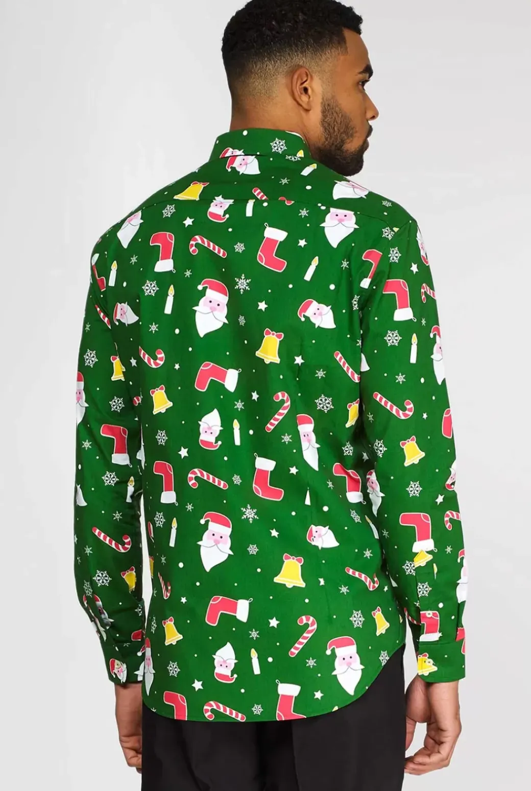 OppoSuits Santaboss^Men Christmas Shirts