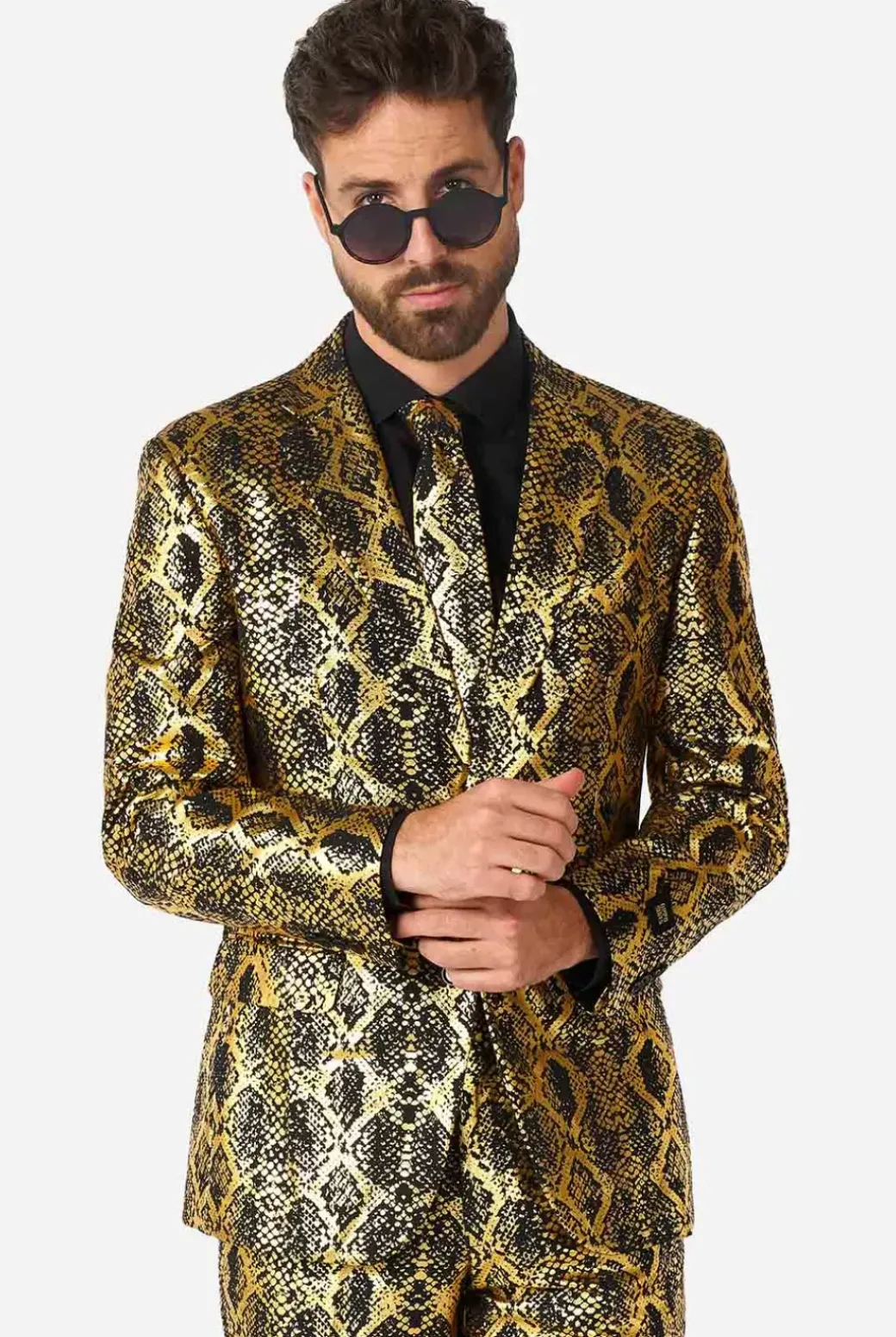 OppoSuits Shiny Snake^Men Prom Suits