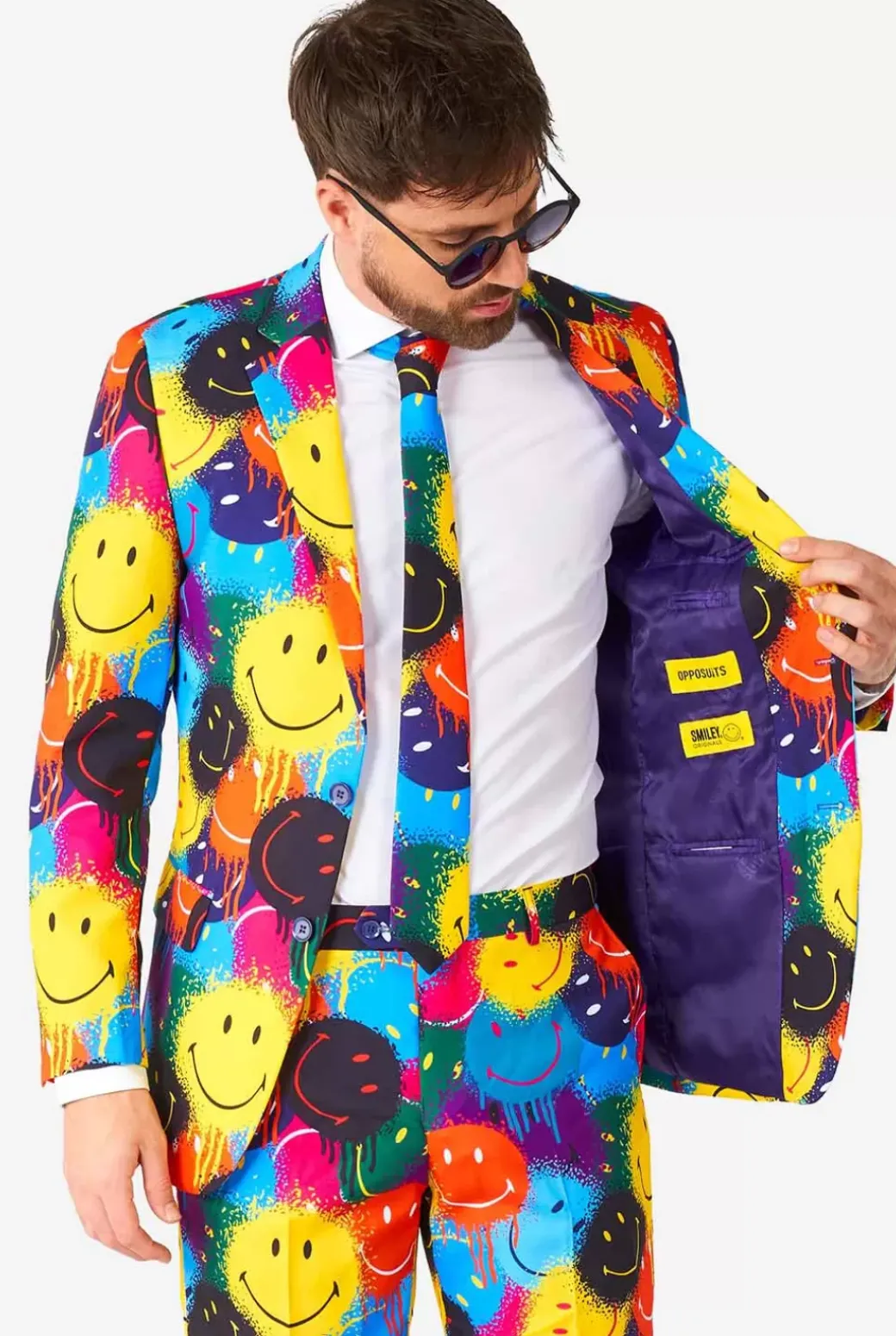 OppoSuits Smiley® Drip^Men Wedding Suits