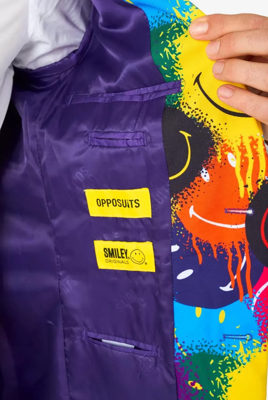 OppoSuits Smiley® Drip^Men Wedding Suits