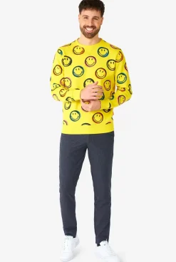 OppoSuits Smiley® Smudge^Men Deluxe Sweaters