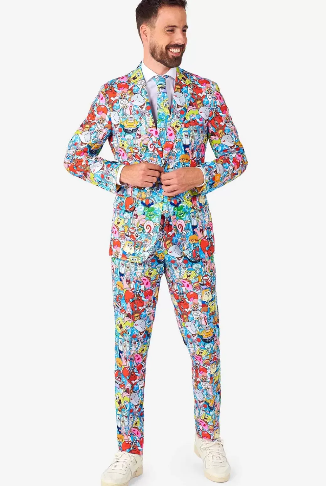OppoSuits Spongebob™ Frenzy^Men Wedding Suits