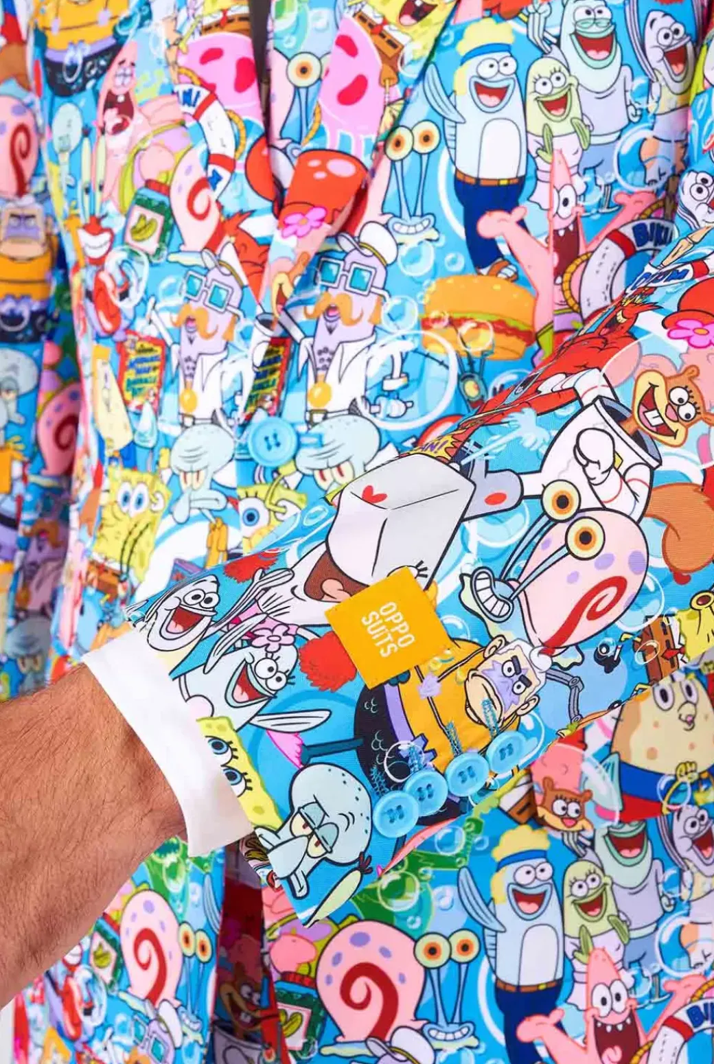 OppoSuits Spongebob™ Frenzy^Men Wedding Suits