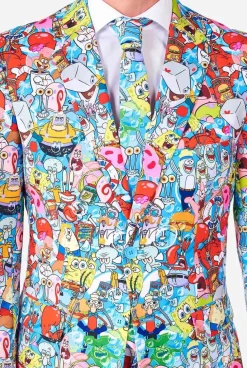 OppoSuits Spongebob™ Frenzy^Men Wedding Suits