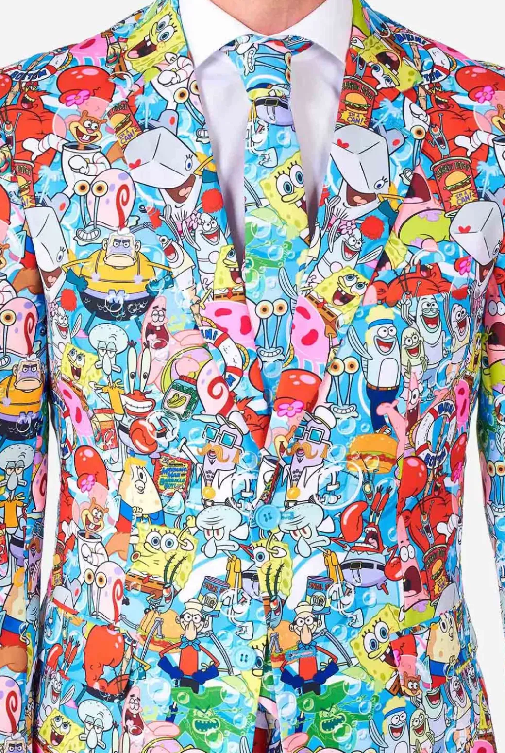 OppoSuits Spongebob™ Frenzy^Men Wedding Suits
