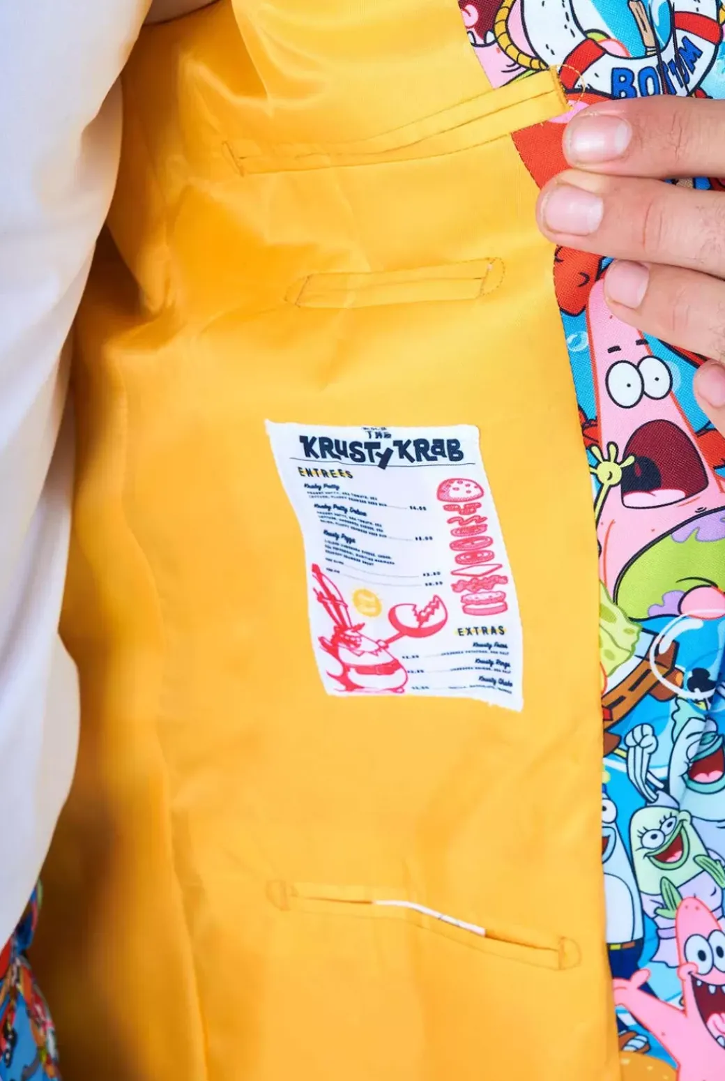 OppoSuits Spongebob™ Frenzy^Men Wedding Suits