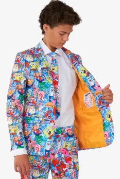 OppoSuits Spongebob™ Frenzy^Teen Boys Halloween Suits