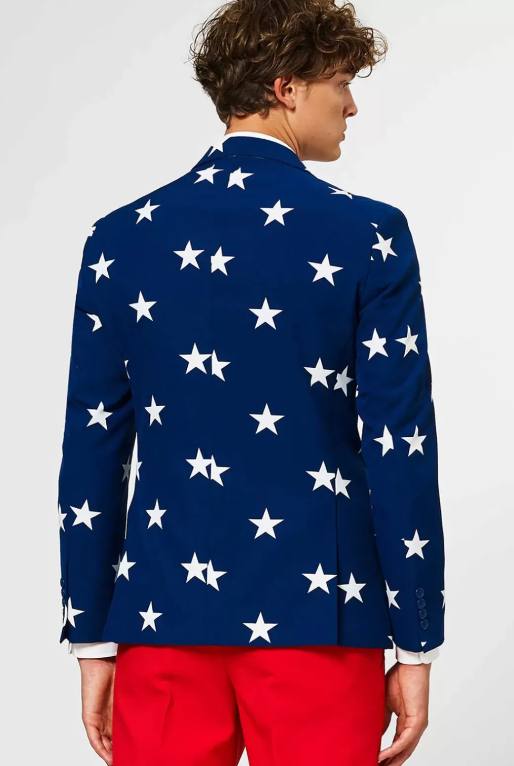 OppoSuits Stars And Stripes^Men Wedding Suits