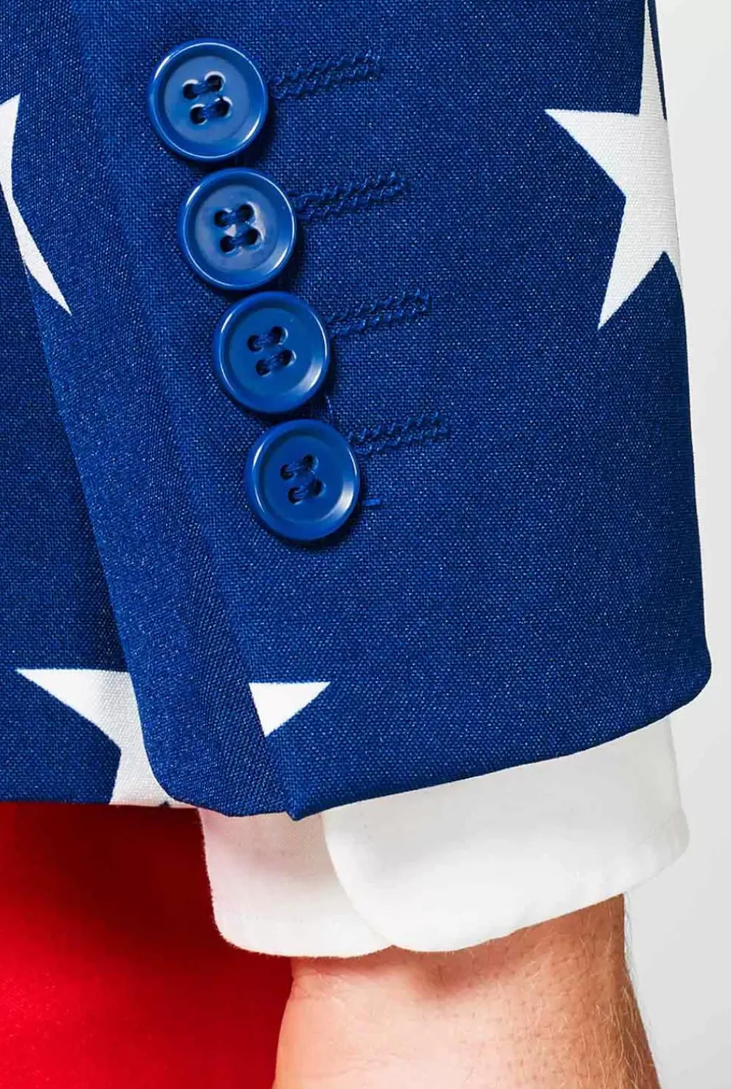 OppoSuits Stars And Stripes^Men Wedding Suits
