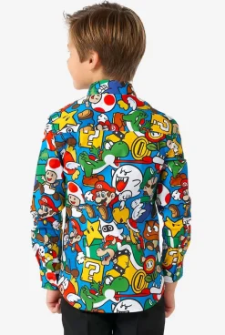 OppoSuits Super Mario™^Boys Casual Shirts