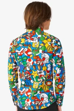 OppoSuits Super Mario™^Teen Boys Casual Shirts