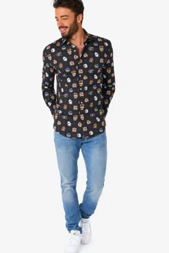 OppoSuits Super Mario™ Bad Guys^Men Casual Shirts