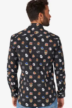 OppoSuits Super Mario™ Bad Guys^Men Casual Shirts