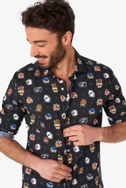 OppoSuits Super Mario™ Bad Guys^Men Casual Shirts