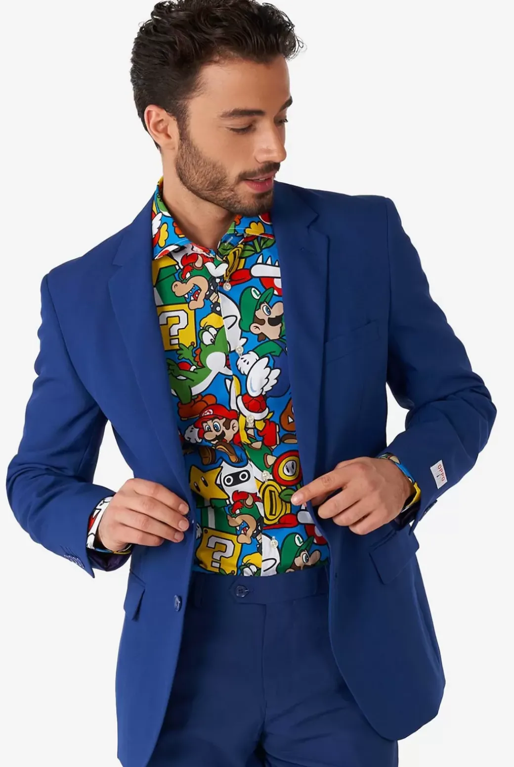 OppoSuits Super Mario™^Men Casual Shirts