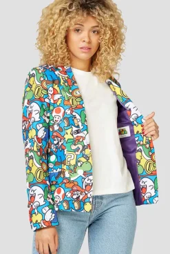 OppoSuits Super Mario™^Women Party Blazers
