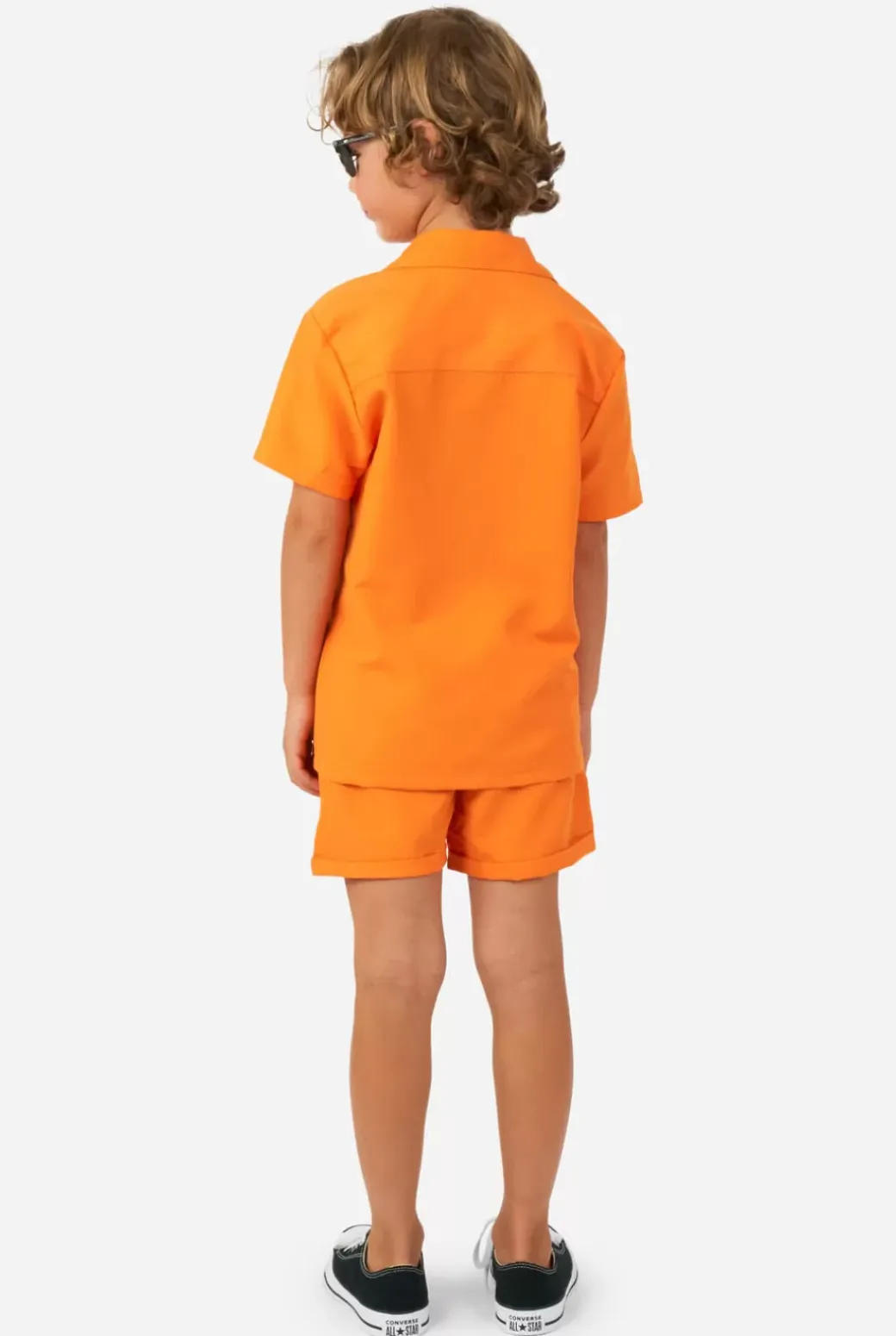 OppoSuits The Orange^Men Solid Colored Summer Sets